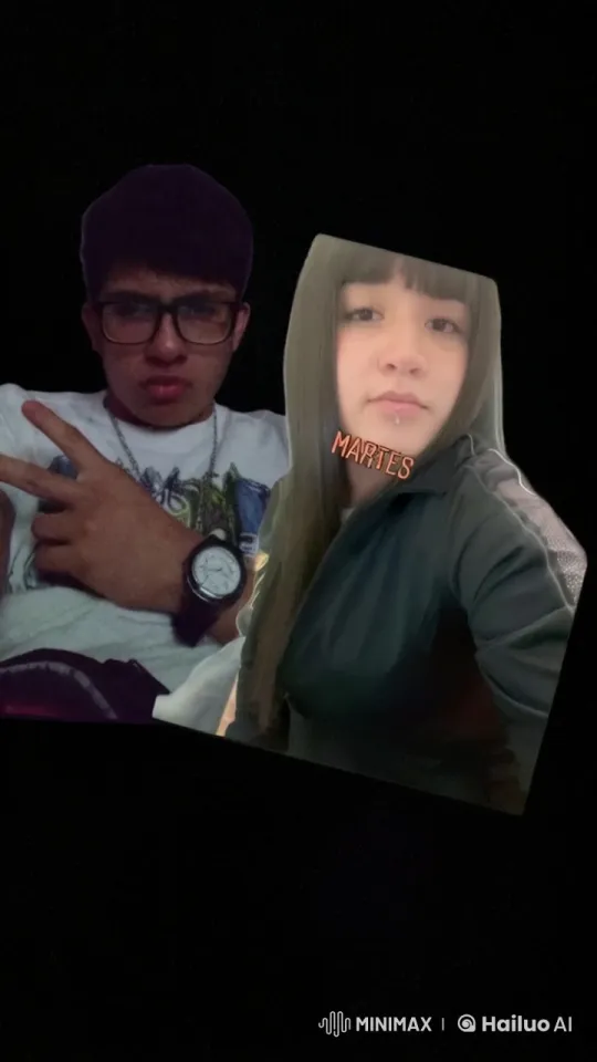 Young Couple's Tender Moment Against Dark Background – AI Generated Video | Hailuo AI