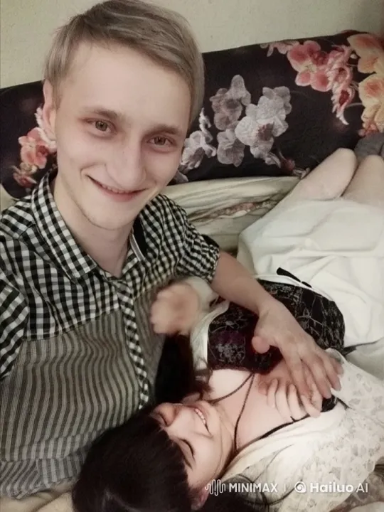 Couple Relaxing and Laughing on Bed – AI Generated Video | Hailuo AI