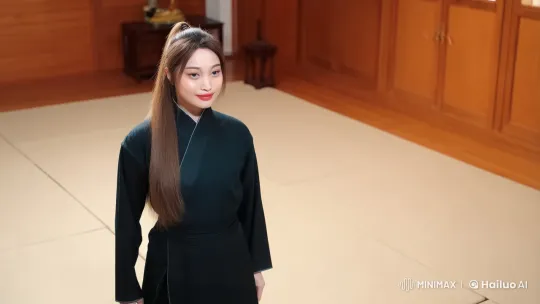 Female Martial Artist Demonstrates Skill in Kung Fu Duel – AI Generated Video | Hailuo AI