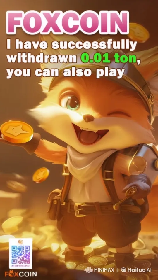 Foxcoin: Explorer Fox Showcases Wealth and Invites Participation – AI Generated Video | Hailuo AI