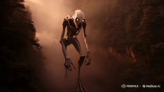 Colossal Alien Monster Destroys Forest in Realistic 4K – AI Generated Video | Hailuo AI