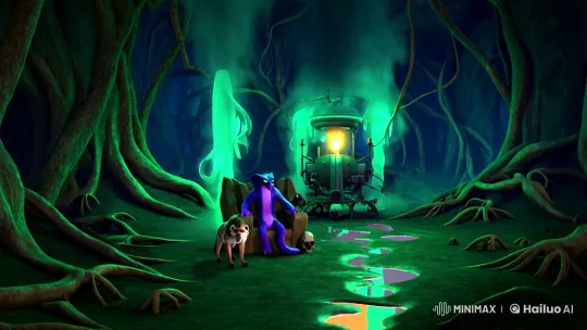 Lord Venom's Sinister Plans in a Haunted Jungle Cave – AI Generated Video | Hailuo AI