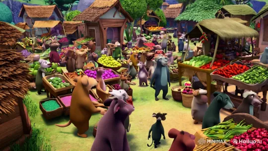 Animals Shop in Bustling Market with Vivid Details – AI Generated Video | Hailuo AI