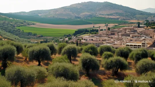Panoramic Serenity: Burqin's Aesthetic Landscape and Community – AI Generated Video | Hailuo AI