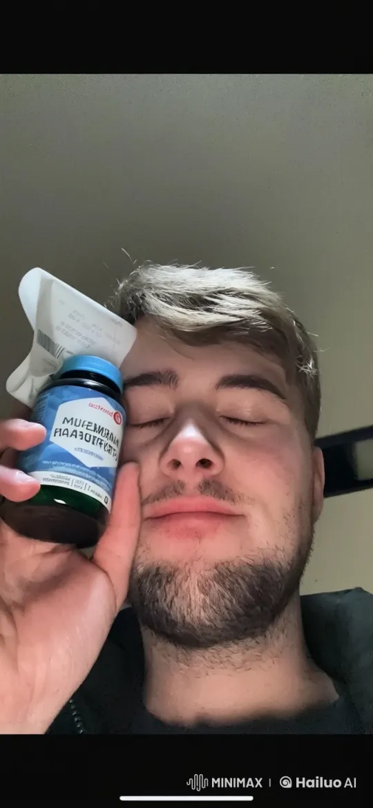 Man Consumes Potassium Supplements from Bottle – AI Generated Video | Hailuo AI