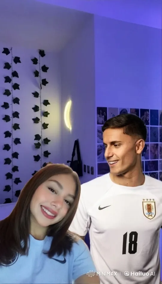 Romantic Couple Shares Intimate Moment in Cozy Room – AI Generated Video | Hailuo AI