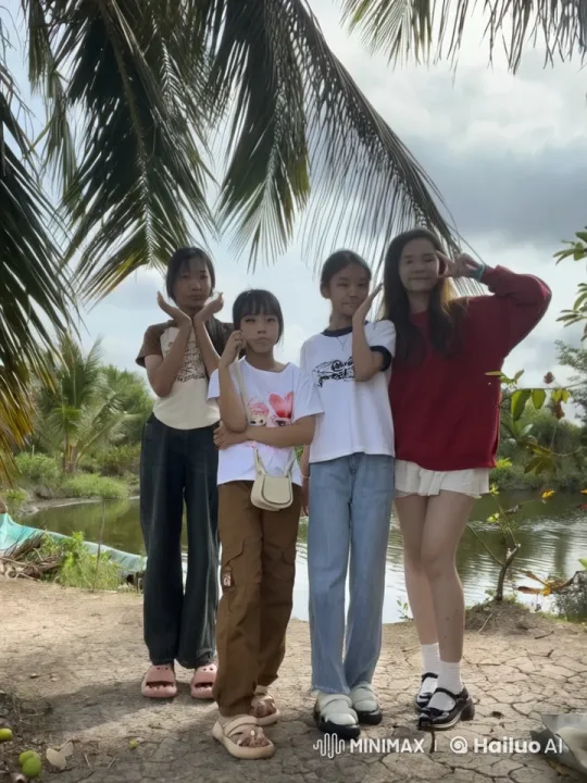 Teenagers Practicing Martial Arts by a Lakeside – AI Generated Video | Hailuo AI