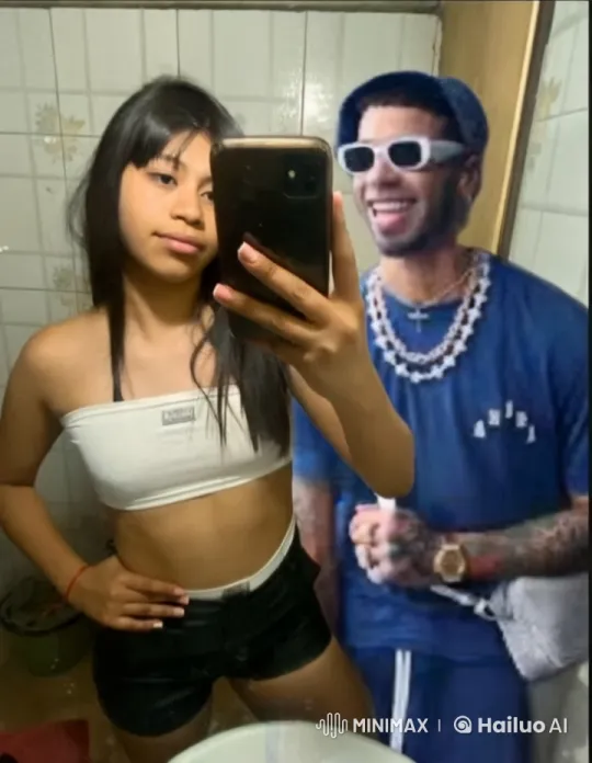 Couple Sharing Affectionate Moment in Bathroom – AI Generated Video | Hailuo AI