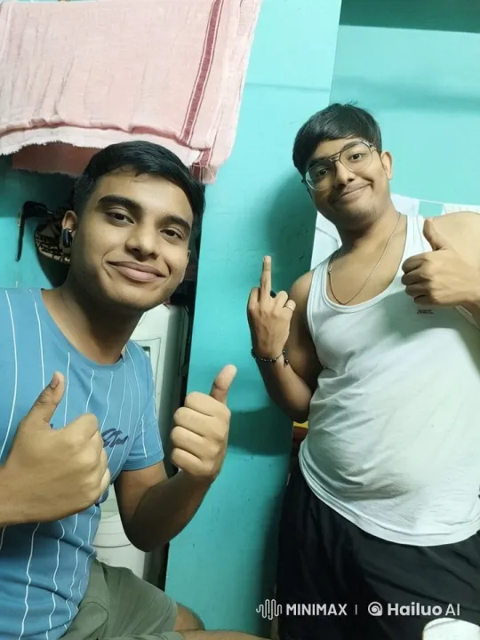 Affectionate Moment Between Two Men – AI Generated Video | Hailuo AI