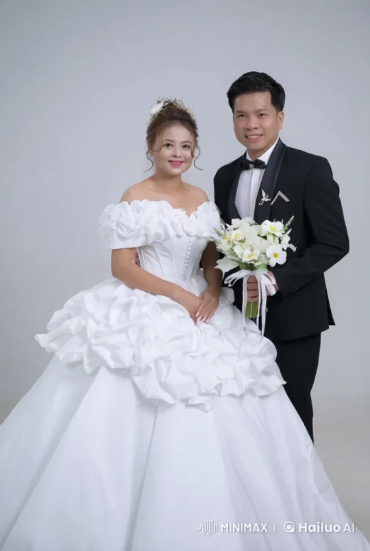 Wedding Dance: Bride Punches, Groom Kicks in Martial Arts Choreography – AI Generated Video | Hailuo AI