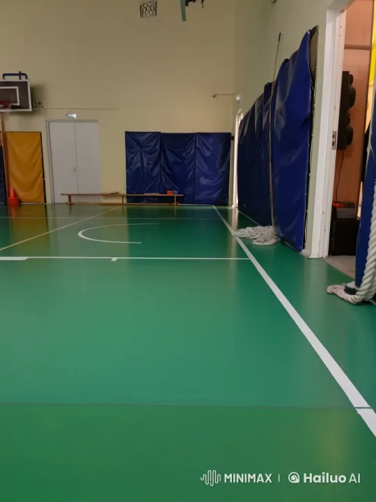 Muscled Man Prepares for Workout in Live2D Gym Scene – AI Generated Video | Hailuo AI