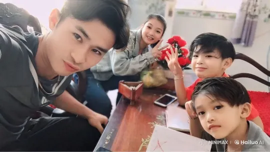 Family Gathering with Kung Fu Fun and Blooming Flowers – AI Generated Video | Hailuo AI