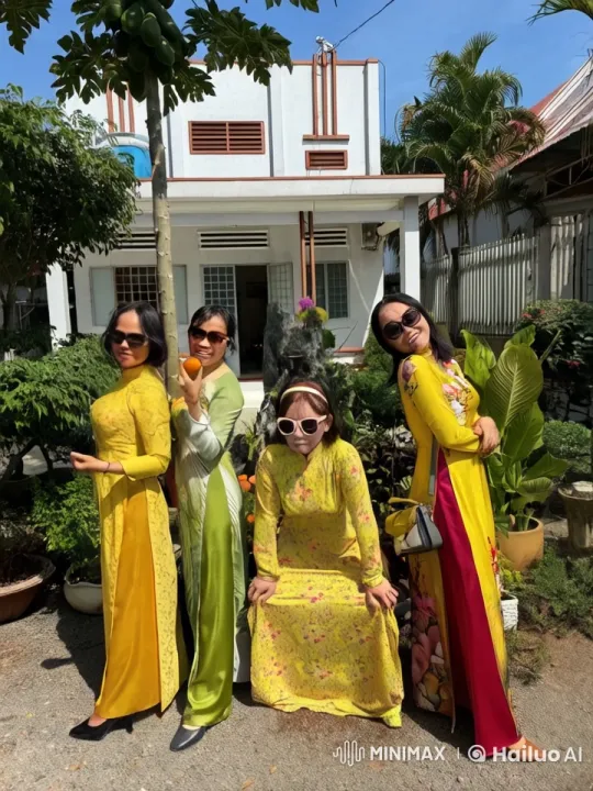 Traditional Kung Fu Display by Women in Colorful Outfits – AI Generated Video | Hailuo AI