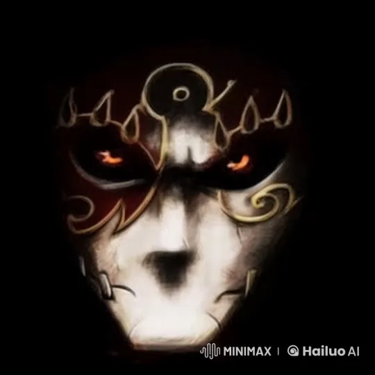 Animated Mask Unveiling Intricate Design and Expressions – AI Generated Video | Hailuo AI