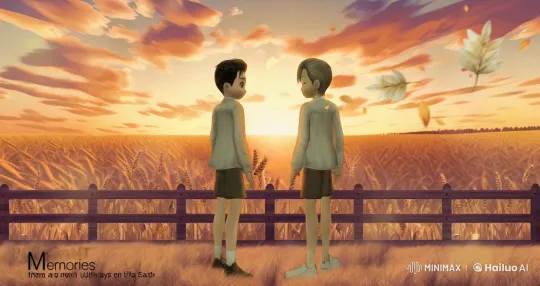 Boys Practice Kung Fu in Golden Wheat Field at Sunset – AI Generated Video | Hailuo AI