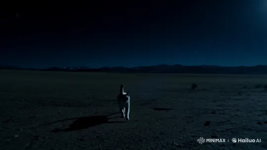 Feline Takes Lunar Stroll – AI Generated Video | Hailuo AI