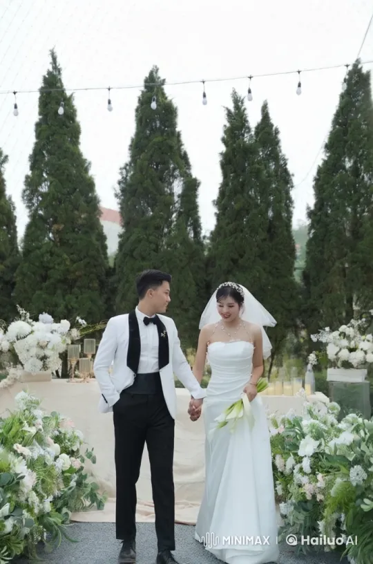 Wedding Martial Arts Fusion: Bride & Groom's Dynamic Display – AI Generated Video | Hailuo AI