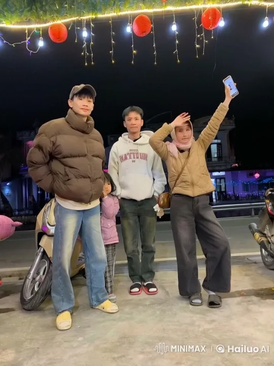 Festive Night Gathering with Motorbikes and City Lights – AI Generated Video | Hailuo AI
