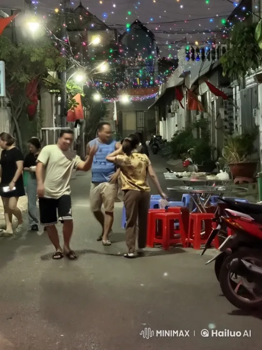 Kung Fu Duel Under Festive Street Lights – AI Generated Video | Hailuo AI