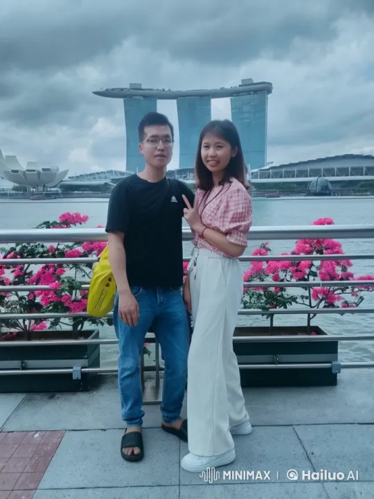 Live2D Kung Fu Fight Scene in Singapore's Marina Bay Sands – AI Generated Video | Hailuo AI