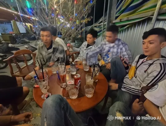 Outdoor Night Kung Fu Fight Around a Table – AI Generated Video | Hailuo AI
