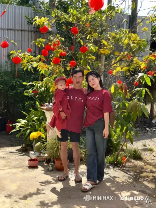 Family Practices Kung Fu in Red Attire – AI Generated Video | Hailuo AI