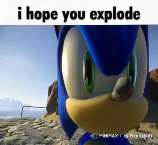 Sonic the Hedgehog in Outdoor Setting with Neutral Expression – AI Generated Video | Hailuo AI