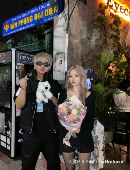 Martial Arts Demonstration with Stuffed Toy and Flowers – AI Generated Video | Hailuo AI
