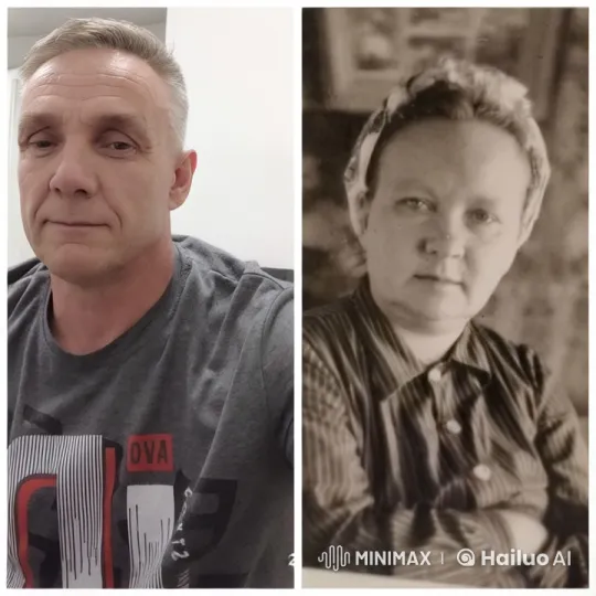 Modern Man Embraces Historical Photo Subject – AI Generated Video | Hailuo AI