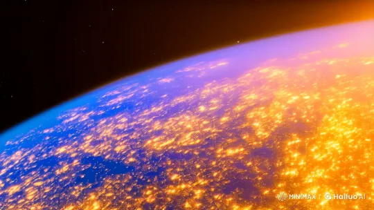 Astronaut's Solitude: Earth's Distant Echo in Space – AI Generated Video | Hailuo AI