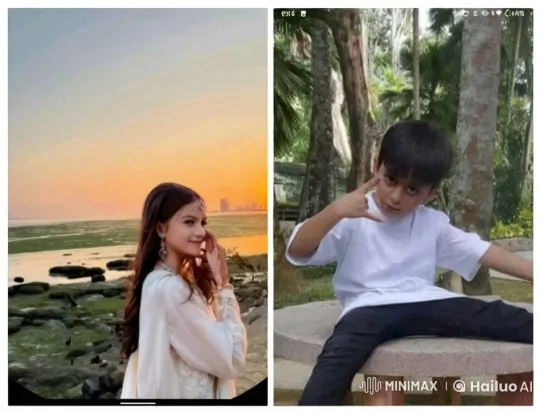 Intimate Family Moment on a Coastal Park Bench – AI Generated Video | Hailuo AI