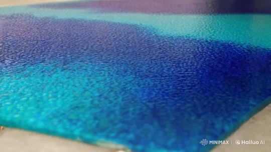 Mesmerizing Tile Piece Reflects Sky's Tranquility – AI Generated Video | Hailuo AI