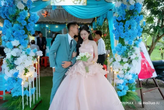 Groom and Bride's Kung Fu Wedding Performance – AI Generated Video | Hailuo AI