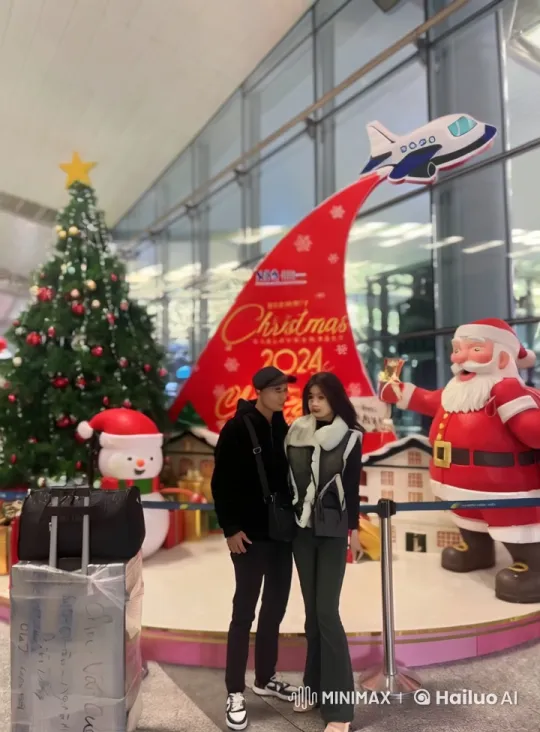 Festive Airport Kung Fu Showdown – AI Generated Video | Hailuo AI
