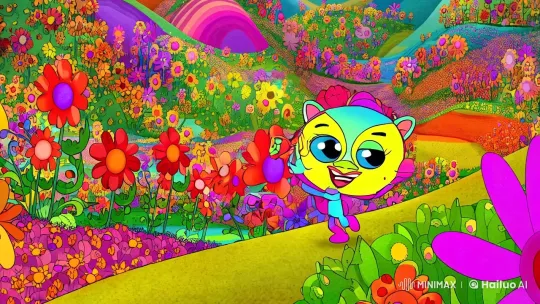 Vibrant Cartoon World with Whimsical Animated Actions – AI Generated Video | Hailuo AI