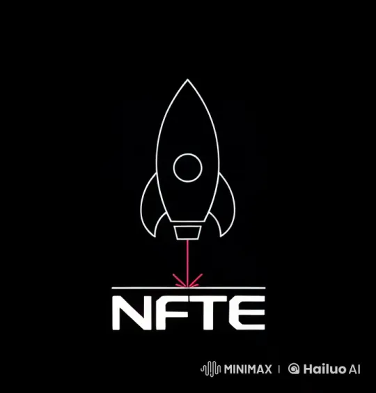 NFTE Rocket Landing on the Moon – AI Generated Video | Hailuo AI