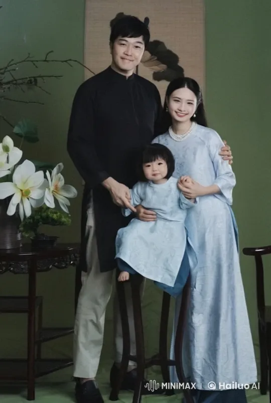 Traditional Vietnamese Family Demonstrates Synchronized Kung Fu – AI Generated Video | Hailuo AI