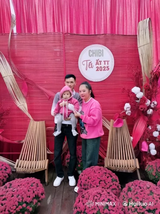 Family Enjoying Festive Kung Fu with Chrysanthemums – AI Generated Video | Hailuo AI