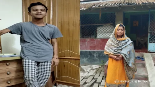 Two Individuals Share an Intimate Moment Across Settings – AI Generated Video | Hailuo AI