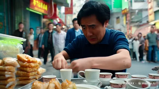 Street Vendor Panics as Rodents Swarm His Stall – AI Generated Video | Hailuo AI