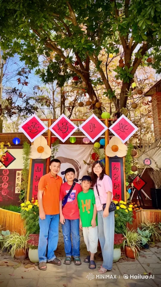 Vietnamese New Year Celebrated with Kids' Kung Fu Performance – AI Generated Video | Hailuo AI