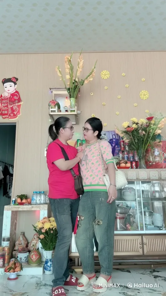 Traditional Decor Room with Two Kung Fu Fighters – AI Generated Video | Hailuo AI