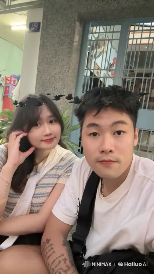 Young Couple Engages in Lively Kung Fu Sparring – AI Generated Video | Hailuo AI