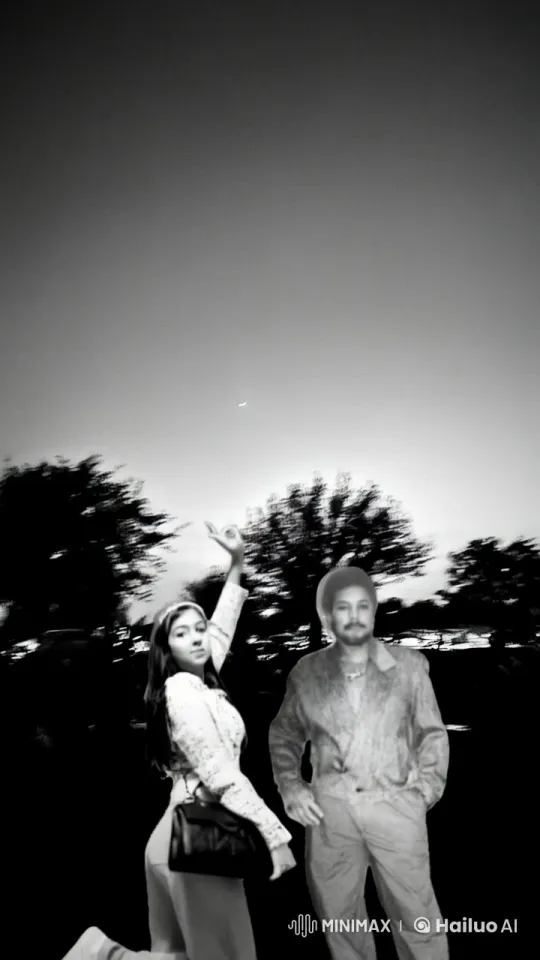 Couple Reunites with Embrace Under Evening Sky – AI Generated Video | Hailuo AI