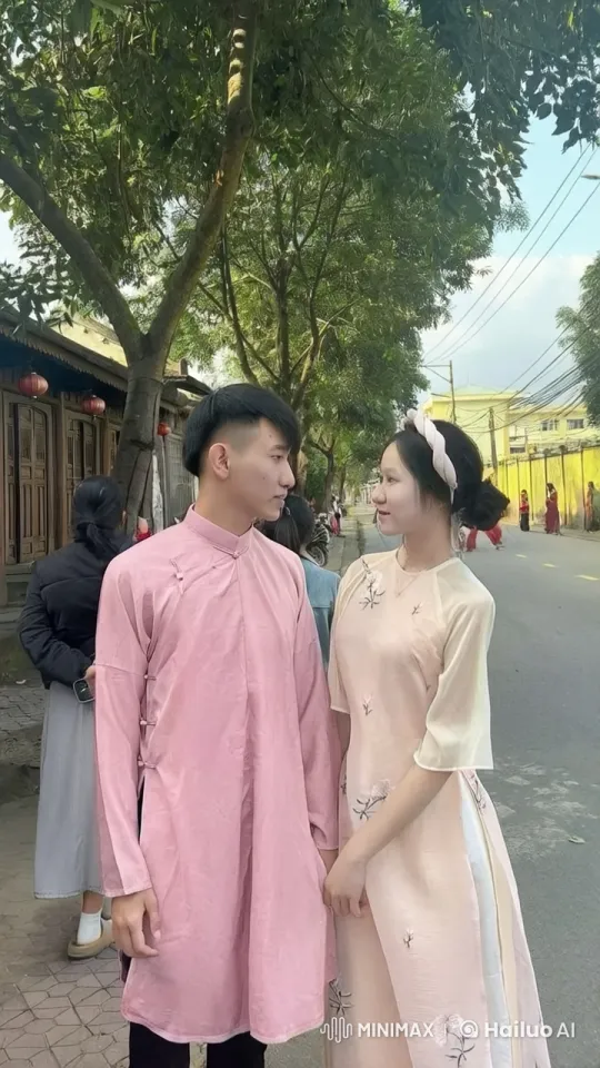 Vietnamese Couple Showcases Kungfu in Traditional Setting – AI Generated Video | Hailuo AI