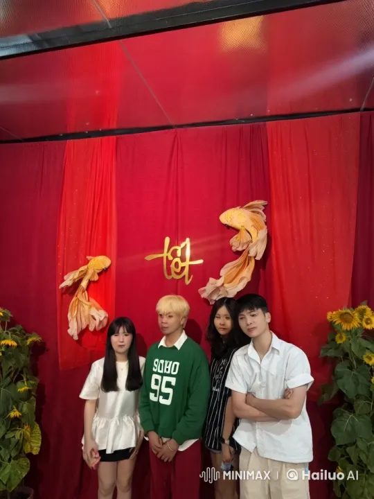 Friends Showcase Energetic Kung Fu in Festive Setting – AI Generated Video | Hailuo AI