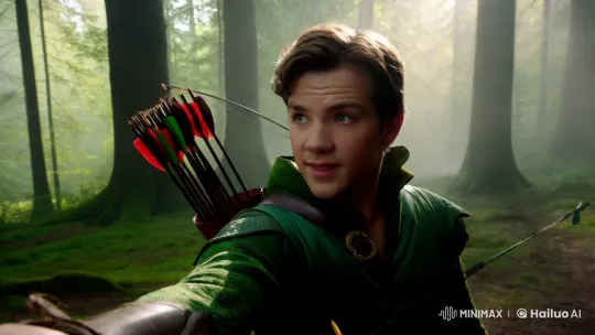 Robin Hood in Mysterious Forest, Questioning – AI Generated Video | Hailuo AI