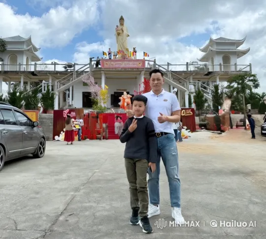 Kung Fu Display at Temple Grounds – AI Generated Video | Hailuo AI