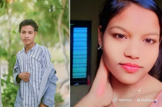 Young Couple Shares Tender Kiss in Serene Outdoor Setting – AI Generated Video | Hailuo AI