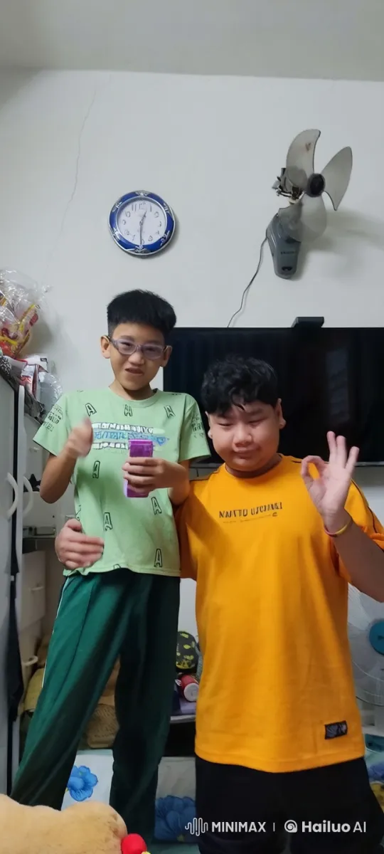 Boys Entertain with Animated Kungfu Fight – AI Generated Video | Hailuo AI